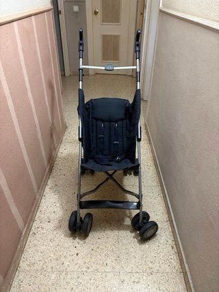 Silla de paseo plegable azul marino