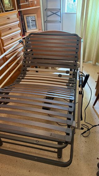 Cama articulada con mando