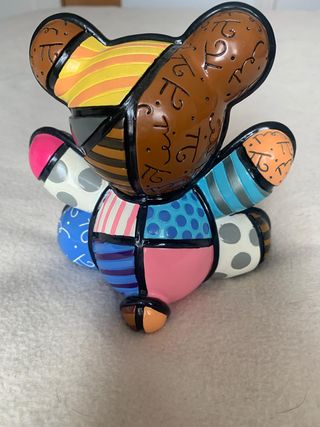 Escultura Romero Britto Happy Bear Edición Limitad