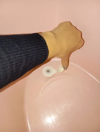 Bañera Luma Rosa + Adaptador + Cubo