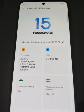 Vivo V40 SE Nero Seminuovo