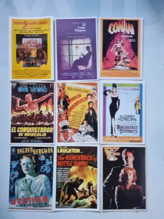 Lote 43 Postales de Películas Clásicas.