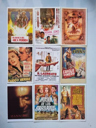 Lote 43 Postales de Películas Clásicas.