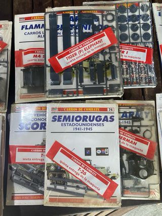 Colección Maquetas Carros Combate PRECINTADAS