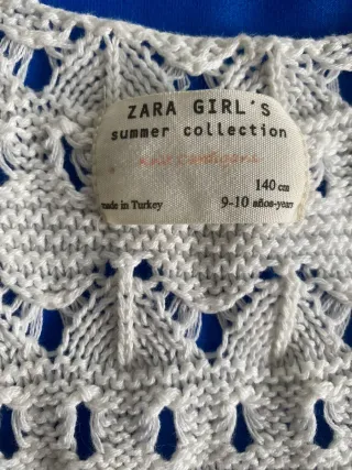 Gilet bambina bianco