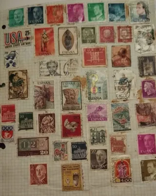 Colección sellos años 70