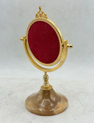 Espejo Decorativo Latón y Mármol