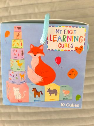 Caja 10 Cubos Educativos My First Learning Cubes
