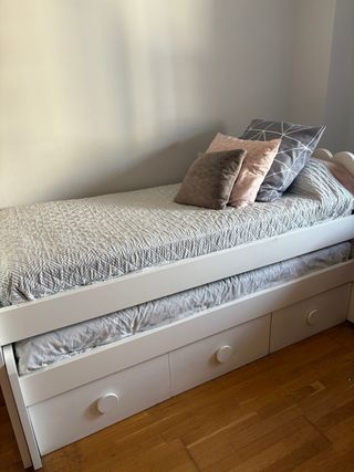 Cama nido con cajones