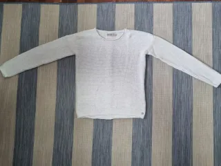 2 jerseys mujer rayas y liso.