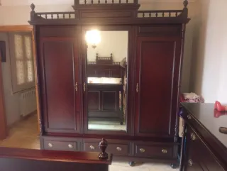 Dormitorio completo madera maciza