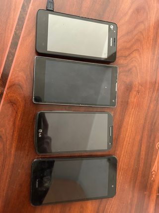 Lote 4 móviles Huawei y LG 4/8 GB