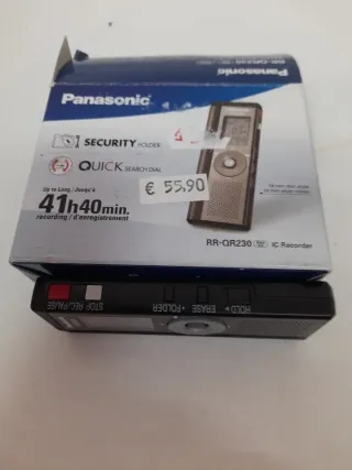 Grabadora dictáfono de voz Panasonic RR-QR230