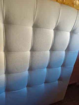 Cabecero Cama 90 Polipiel Blanco