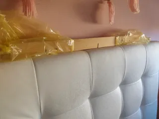 Cabecero Cama 90 Polipiel Blanco