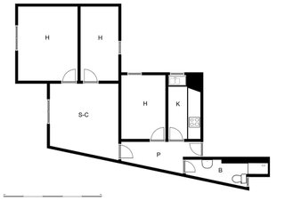 Piso en venta en Montigalà -Sant Crist en Badalona