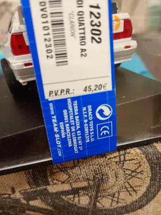 Team Slot Audi Quattro A2 scalextric Escala 1.32