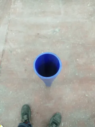 Tubo de presión azul para turbo