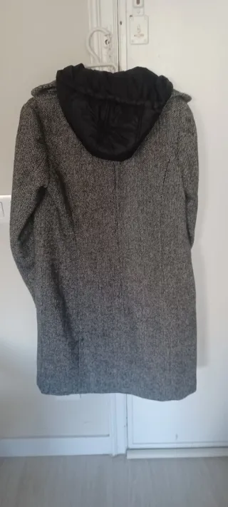 Abrigo de porteo Yessica gris