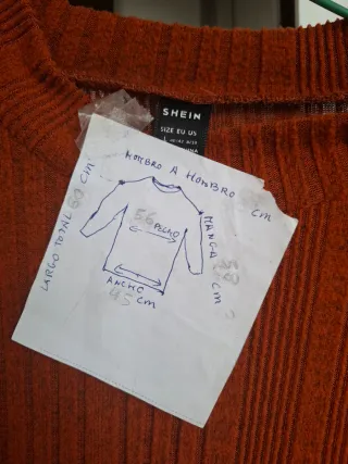 Jersey chica   . color azafran (anaranjado)