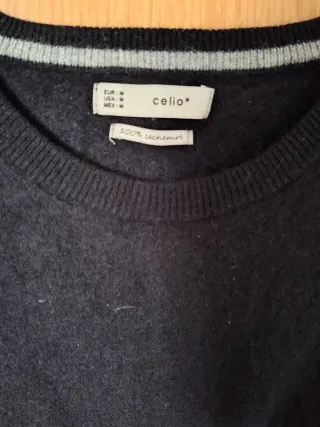 Jersey Hombre Celio Negro Talla M