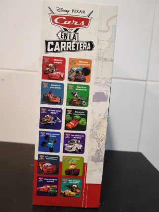 12 libros de cartón CARS, para niños pequeños