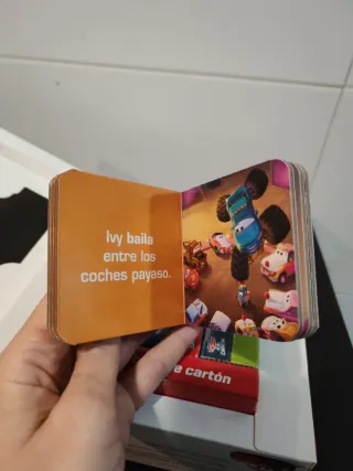 12 libros de cartón CARS, para niños pequeños