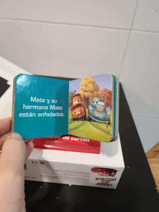 12 libros de cartón CARS, para niños pequeños