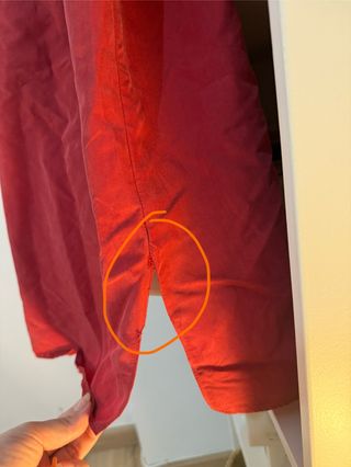 Preciosa camisa roja manga corta talla grande