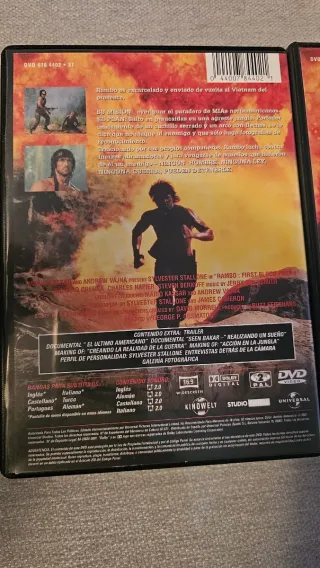 Lote 3 Películas Rambo DVD