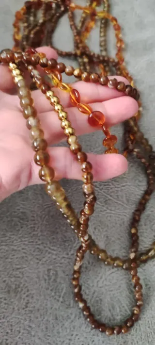 Collar largo múltiple