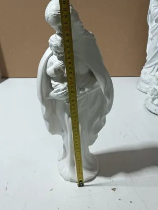 Figura Virgen con Jesús 48x10