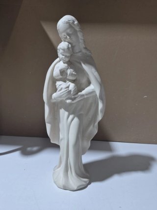 Figura Virgen con Jesús 44x10