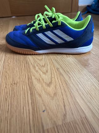 Zapatillas Futsal Adidas Azul y Verde