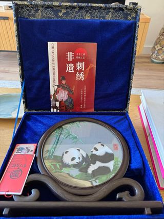 Bordado Shu Panda Artesanía China