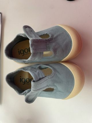 Lonetas igor shoes talla 22 azules