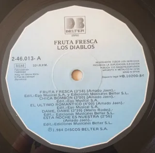 Disco Los Diablos
