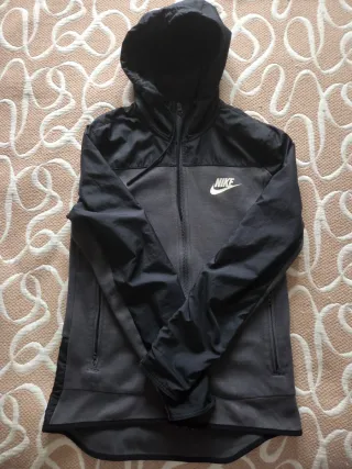 Sudadera Nike Negra y Gris Talla S