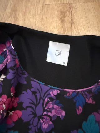 chaqueta - blazer vintage asimétrica negra L