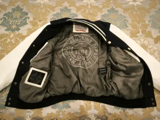 Chaqueta Redskins Lana y Piel Talla S