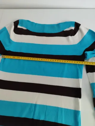 Jersey fino cuello barco rayas