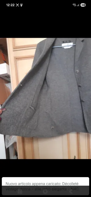 Tailleur lana Max Mara grigio