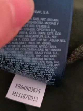 Camiseta Tommy Hilfiger chico T. 176 cm. Verde..