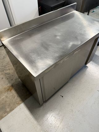 Mueble Calientaplatos Industrial Acero Inox