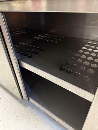 Mueble Calientaplatos Industrial Acero Inox