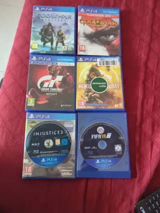 Pack 6 Juegos PS4: God of War y otros