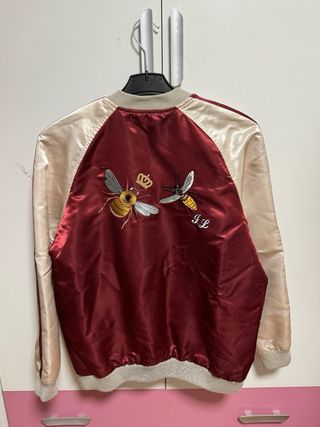 Bomber Mango Roja y Dorada