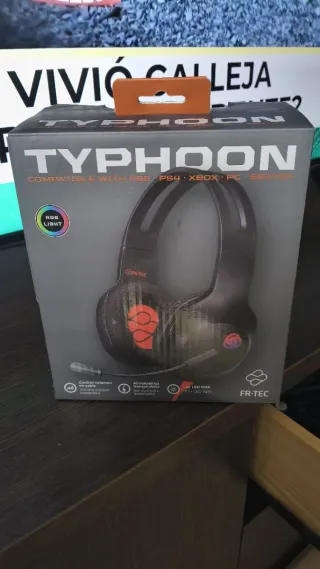 Cascos Gaming FR-TEC TYPHOON PS5/PS4/XBOX/PC