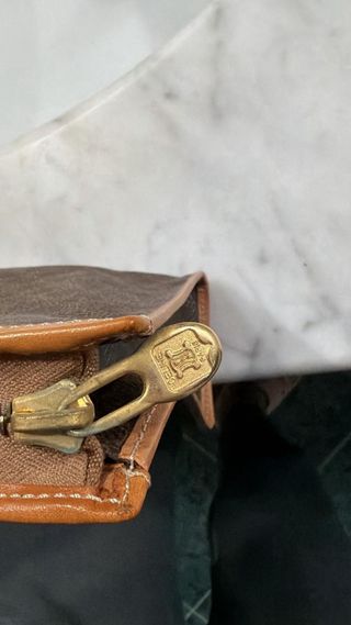 Pochette Celine monogram marrone