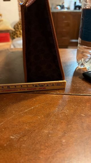 Pochette Celine monogram marrone